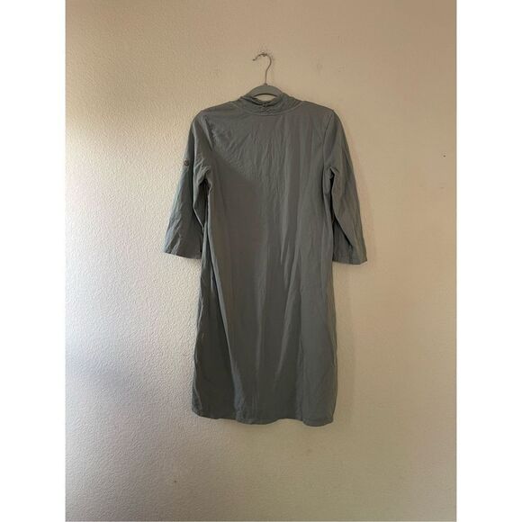 Neon Buddha sea foam green Henley button mini dress size medium - Picture 4 of 8